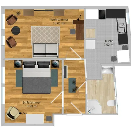 2 Business Apartment *